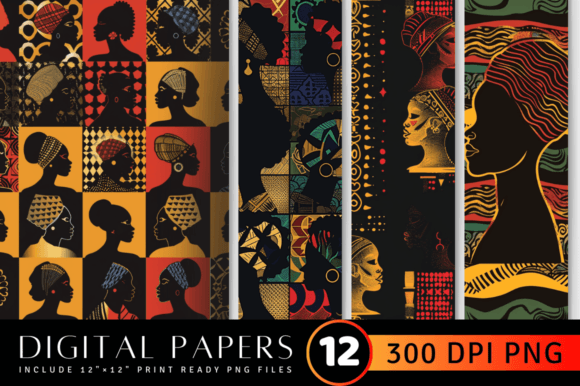 Download African Black History Month Pattern - Black history month pattern Collection
