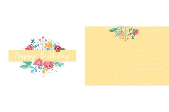 Download Happy Birthday Postcard. Holiday Card Wi - Birthday Collection