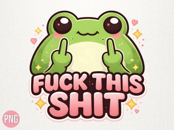 Download Funny Frog Sarcastic Shit Sweary PNG - Funny Collection