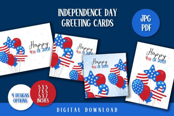 Download 4th of July Greeting Cards | USA Design - Cards Collection