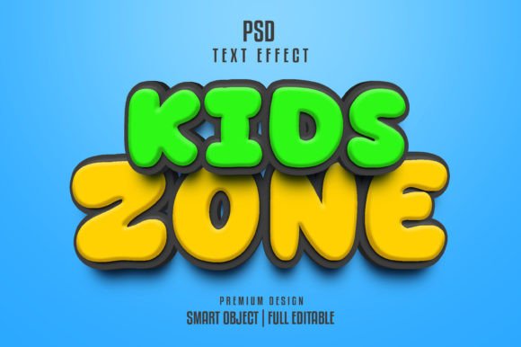 Download Kids Zone Text Effect - Kids zone Collection