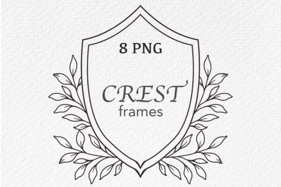 Download Floral Wedding Crest Frame Outline - Crest Collection
