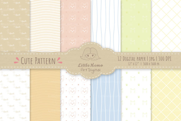 Download Cute Animal Digital Paper Pattern - Cute animal digital paper Collection