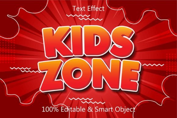 Download Kids Zone Editable Text Effect - Kids zone Collection