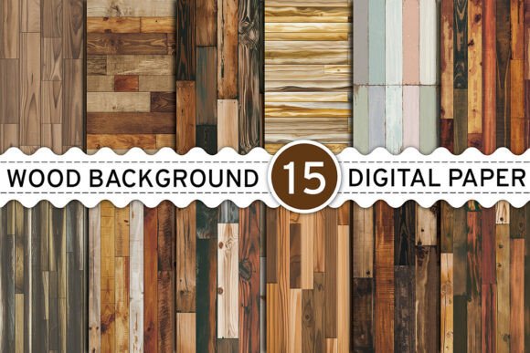 Download Wood Background Digital Paper Bundle - Background digital paper bundle Collection