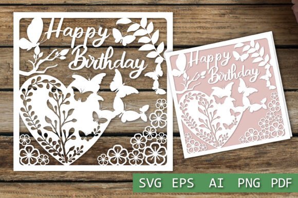 Download Happy Birthday Card SVG Files, Birthday - Birthday Collection