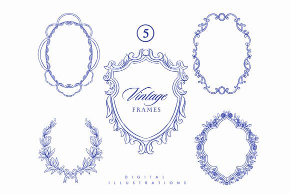 Download Victorian Wedding Crest Frames - Crest Collection
