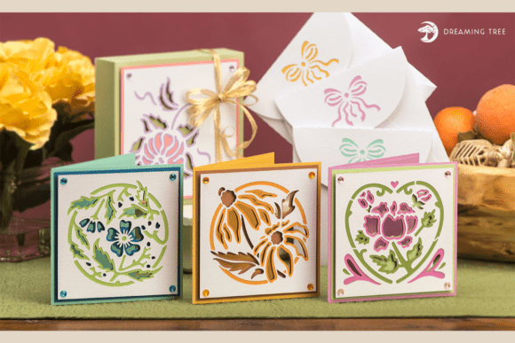Download Lovely Layered Cards SVG Bundle - Cards Collection