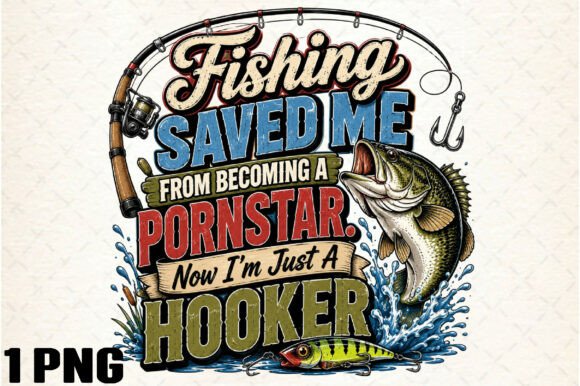 Download Funny Fishing Hooked Bass Humor PNG - Funny Collection